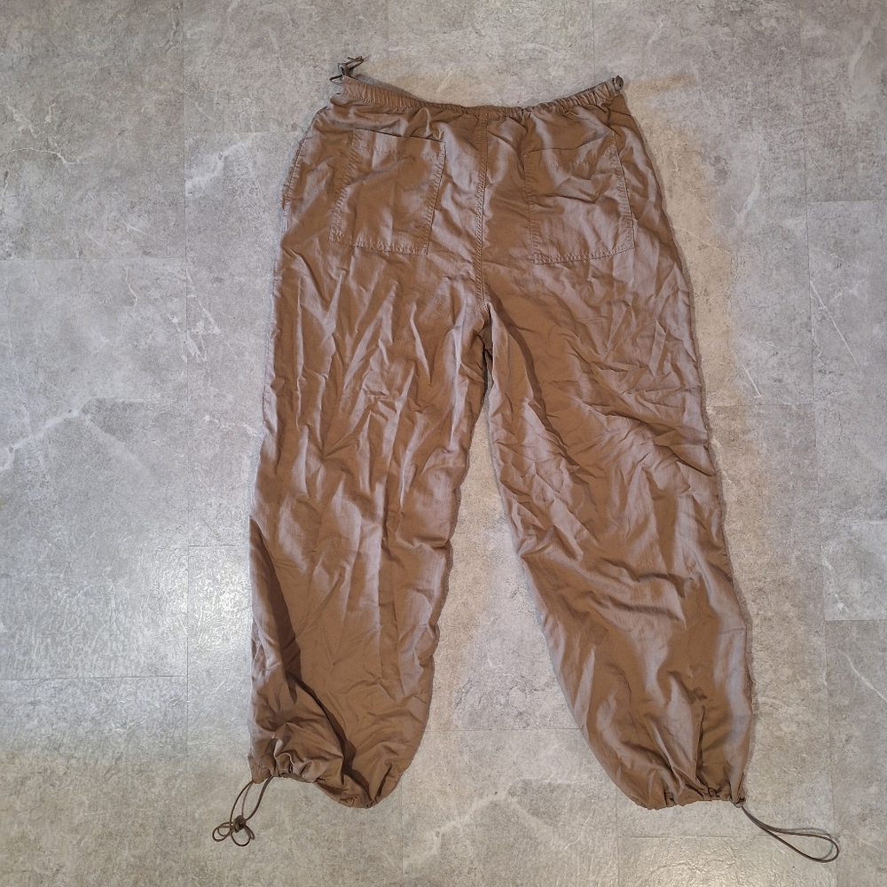 Aeropostale Women's Tan Drawstring Parachute Pants Size XL - Picture 5 of 11